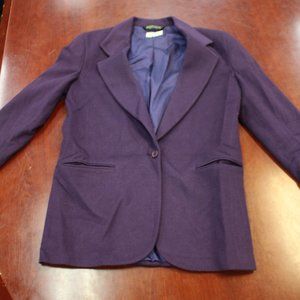LL Bean Purple Vintage Suit Jacket